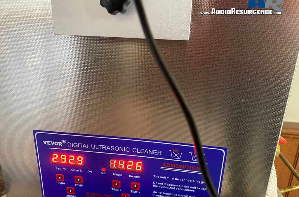 Ultrasonic Record Cleaning